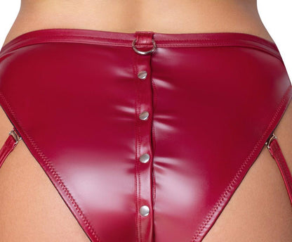 Komplet bondage Cottelli BONDAGE czerwony z paskami na kostki