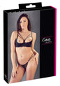 Biustonosz półkowy koronkowy Cottelli LINGERIE czarny 75B