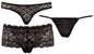 Zestaw majtek Cottelli Lingerie czarny XL