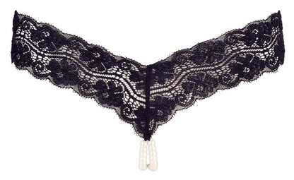 Stringi z perełkami Cottelli LINGERIE XL