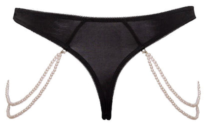 Stringi z perłami Cottelli LINGERIE M/L