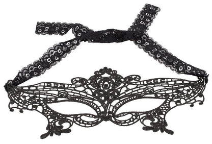 Haftowana koronkowa maska na oczy Cottelli Accessoires