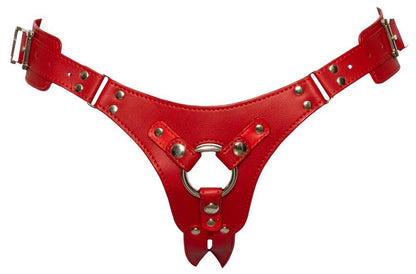 Uprząż strap-on Bad Kitty czerwona S-L