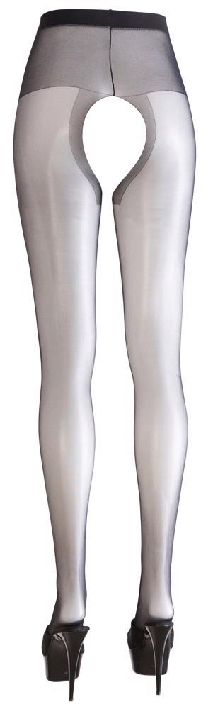 Rajstopy z otwartym kroczem Cottelli LEGWEAR czarne