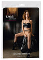 Rajstopy siateczkowe z wycięciami Cottelli LEGWEAR S-L