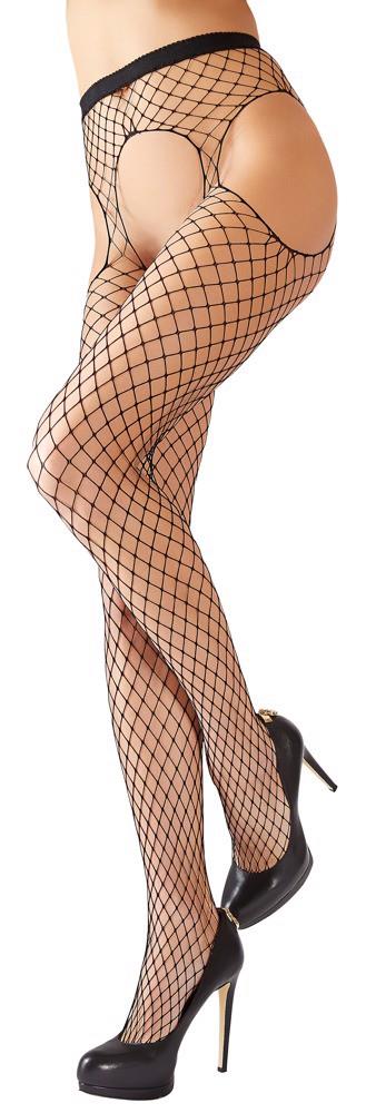 Rajstopy siateczkowe z wycięciami Cottelli LEGWEAR S-L