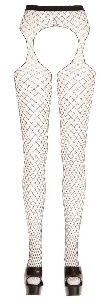 Rajstopy siateczkowe z wycięciami Cottelli LEGWEAR S-L
