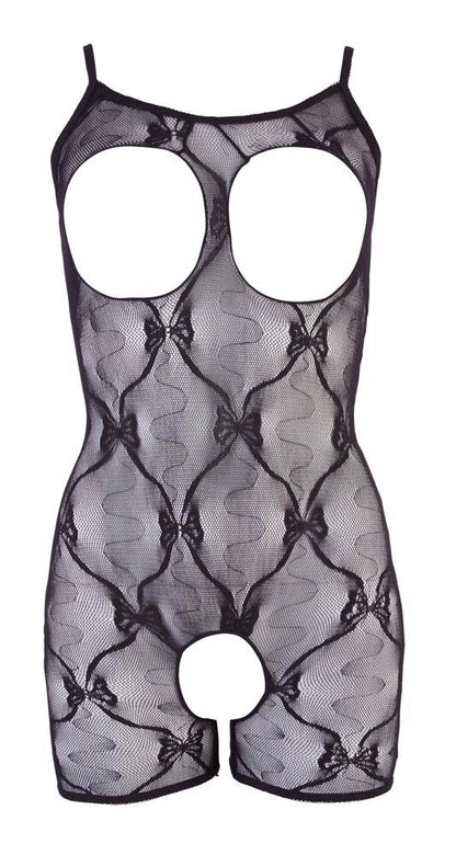 Bodystocking koronkowy NO:XQSE czarny S/M