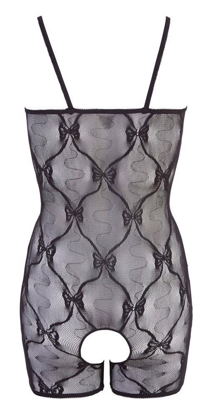 Bodystocking koronkowy NO:XQSE czarny S/M