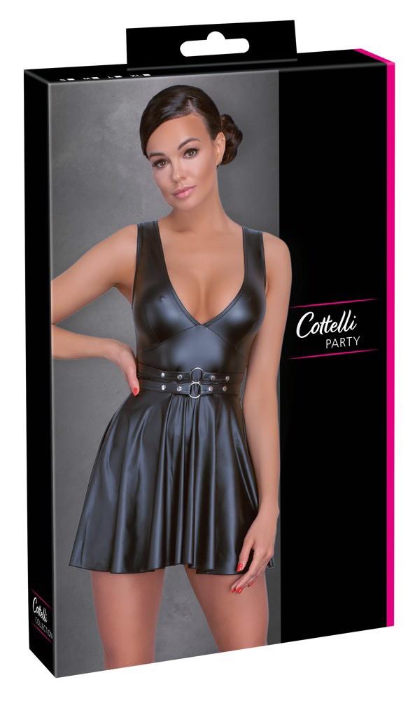 Krótka sukienka rozkloszowana Cottelli PARTY czarna
