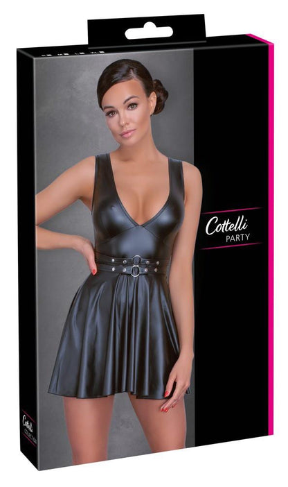 Krótka sukienka rozkloszowana Cottelli PARTY czarna