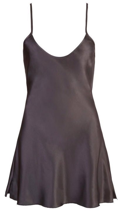 Koszulka nocna satynowa Cottelli LINGERIE czarna M