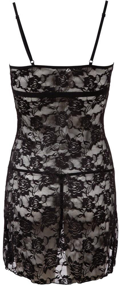 Koszulka nocna koronkowa Cottelli Lingerie czarna M