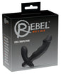 Wibrator analny Rebel czarny silikonowy 15 cm