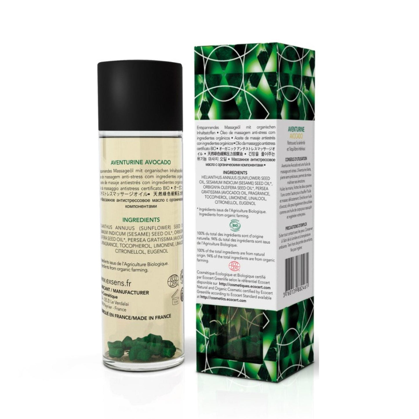 Olejek do masażu Exsens Aventurine Avocado 100 ml