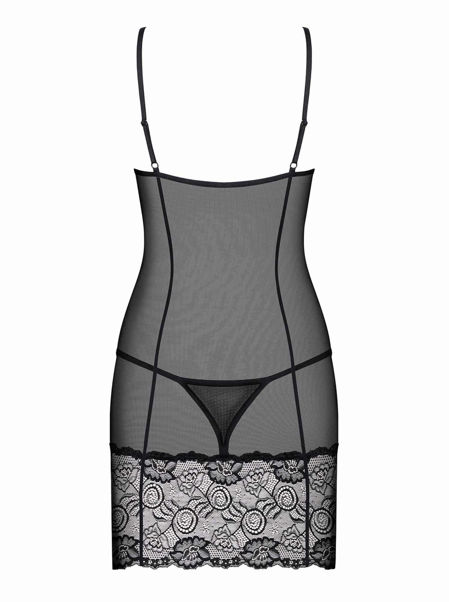 Koszulka i stringi Alluria Obsessive L/XL