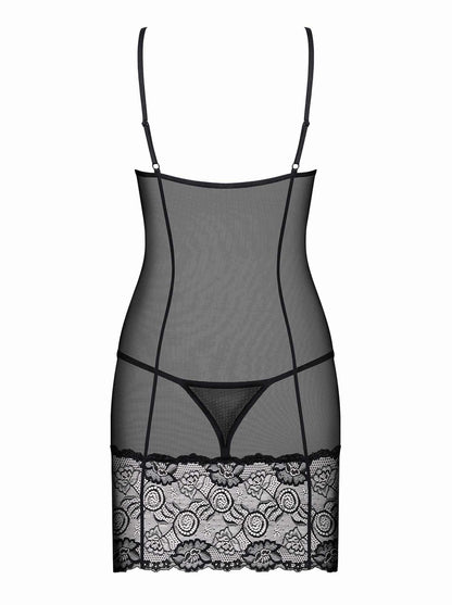 Koszulka i stringi Alluria Obsessive L/XL