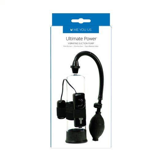 Wibracyjna pompka do penisa Ultimate Power Me You Us 20 cm