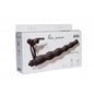 Strap-on silikonowy Pure Passion Jungle Bunny czarny 16,5 cm