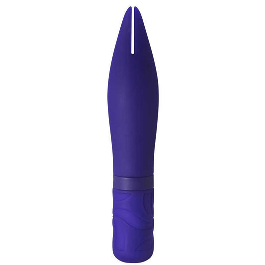 Miniwibrator silikonowy BonBon's niebieski akumulator 15 cm
