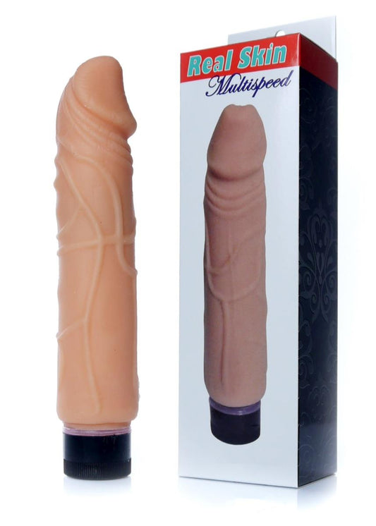 Wibrator cyber skórzany realistyczny EasyLove cielisty 22 cm