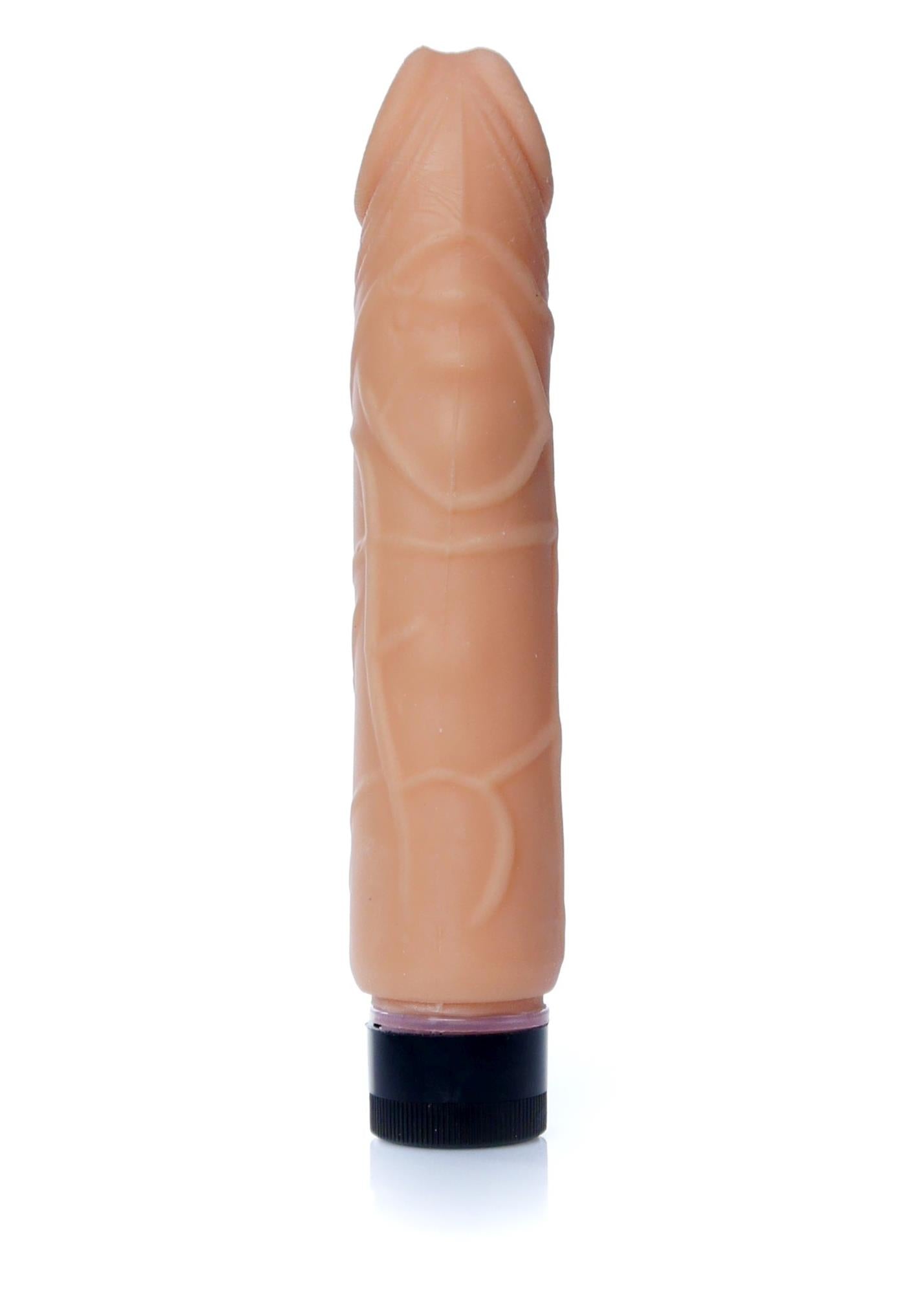 Wibrator cyber skórzany realistyczny EasyLove cielisty 22 cm