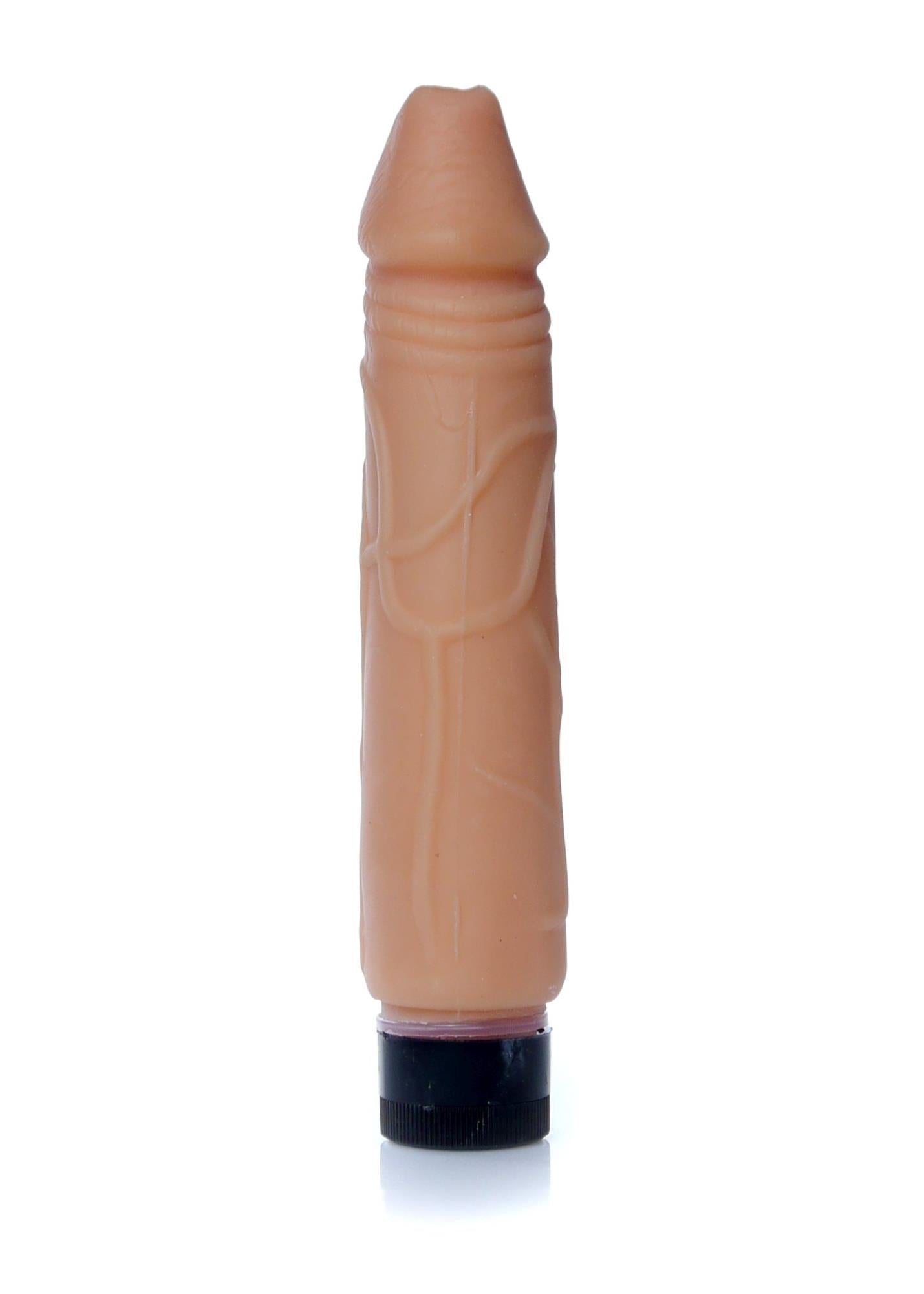 Wibrator cyber skórzany realistyczny EasyLove cielisty 22 cm