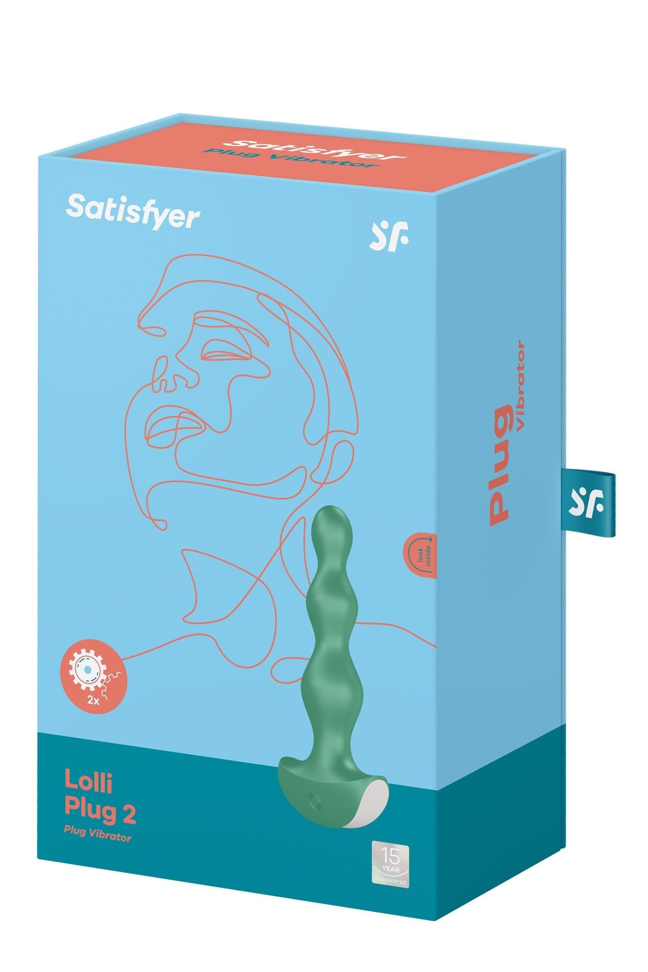 Plug wibrujący Satisfyer Lolli Plug 2 zielony USB