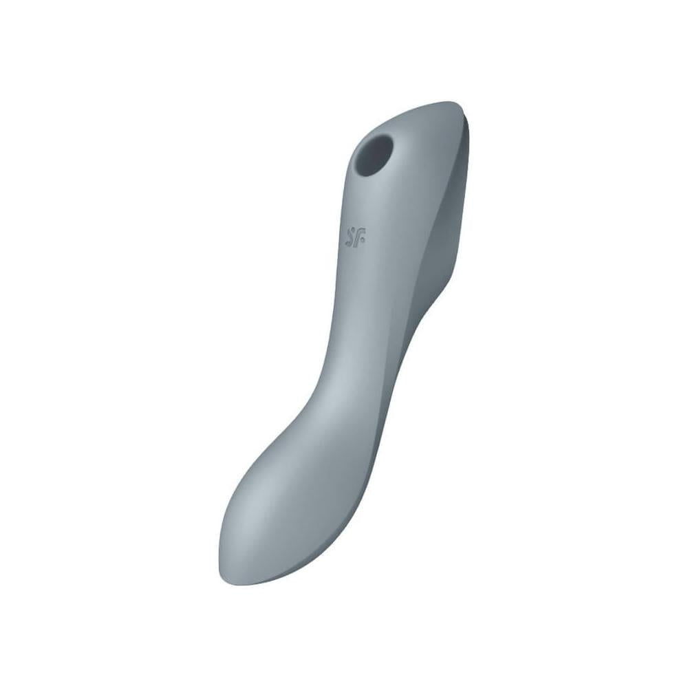 Wibrator 3w1 Satisfyer Curvy Trinity 3 niebieskoszary