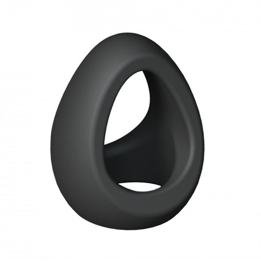 Podwójny pierścień erekcyjny Flux Ring Love to Love czarny onyx