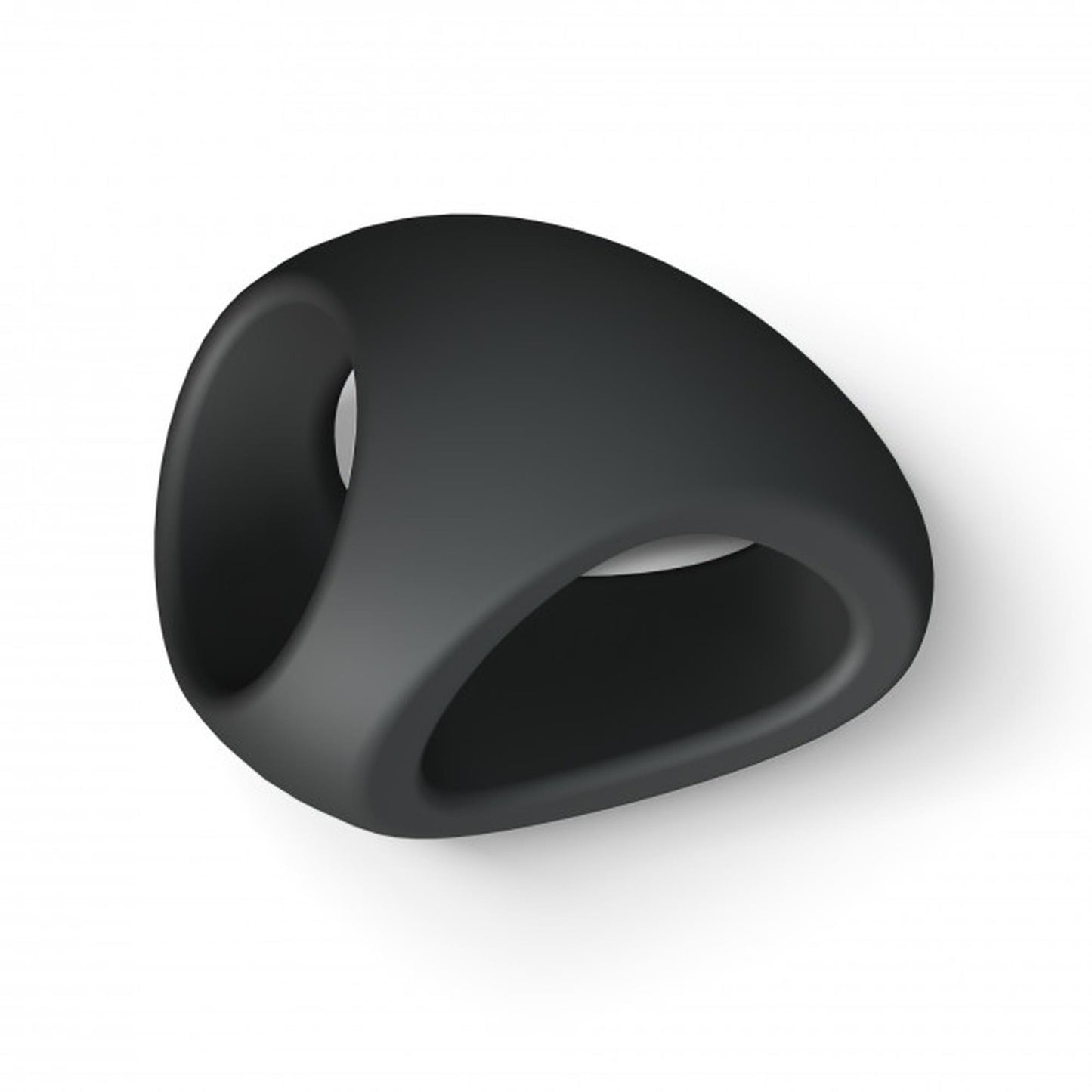 Podwójny pierścień erekcyjny Flux Ring Love to Love czarny onyx
