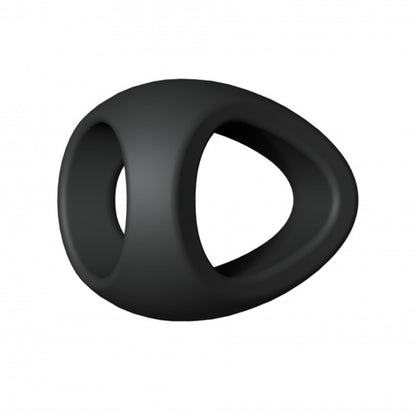 Podwójny pierścień erekcyjny Flux Ring Love to Love czarny onyx