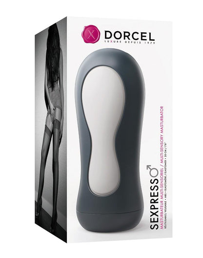 Masturbator silikonowy kropkowany Sexpresso Dorcel 20 cm wodoodporny
