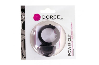 Pierścień wibrujący Dorcel Power Clit czarny silikonowy
