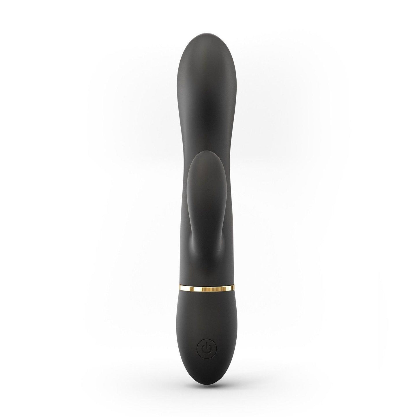 Wibrator króliczek Dorcel Glam Rabbit silikonowy czarny USB 21,8 cm