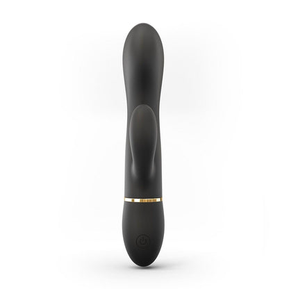 Wibrator króliczek Dorcel Glam Rabbit silikonowy czarny USB 21,8 cm