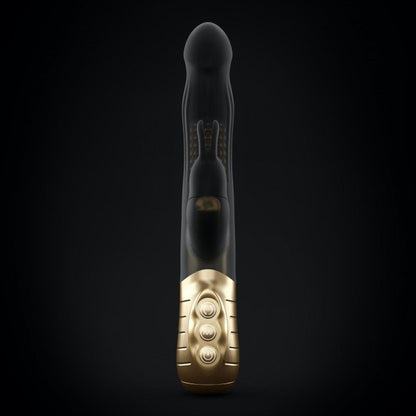 Wibrator króliczek Dorcel Baby Rabbit czarno złoty USB 22 cm