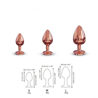 Korek analny z diamencikiem Diamond Dorcel M