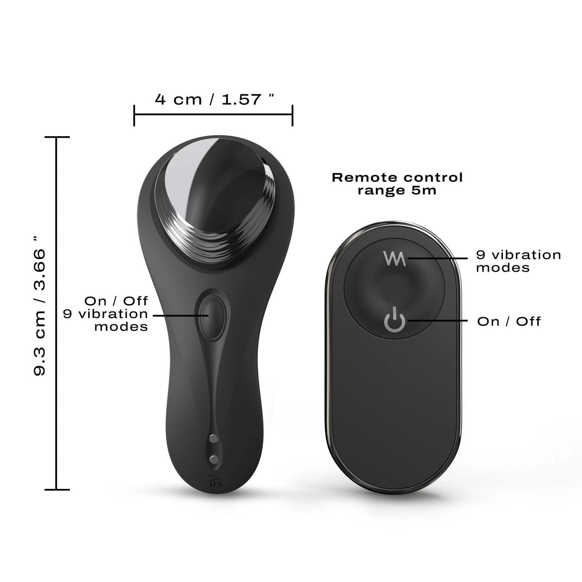 Dyskretny stymulator łechtaczki do bielizny Dorcel Discreet Vibe USB
