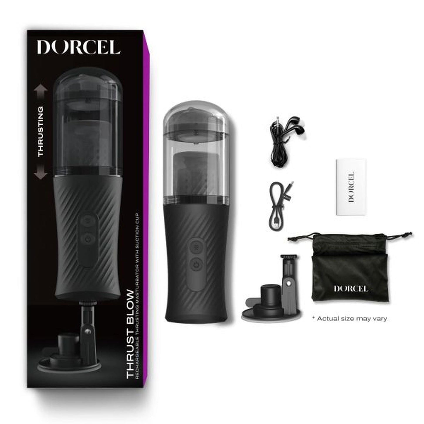 Automatyczny masturbator Thrust Blow Dorcel z przyssawką 15 cm USB