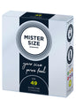 Prezerwatywy cienkie Mister Size 49 mm przezroczyste wegańskie 3 szt