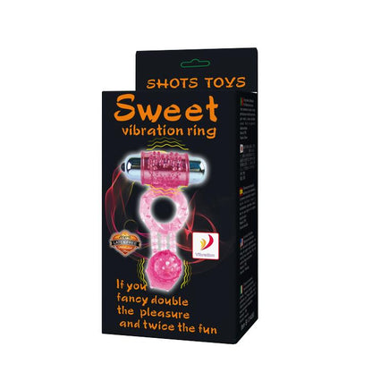 Pierścień erekcyjny wibrujący Baile Sweet różowy 10 funkcji