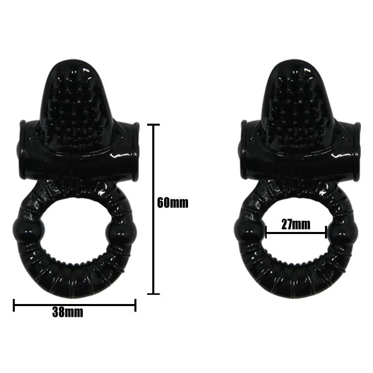 Pierścień wibrujący z językiem Baile Tongue 10 cm