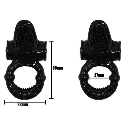 Pierścień wibrujący z językiem Baile Tongue 10 cm