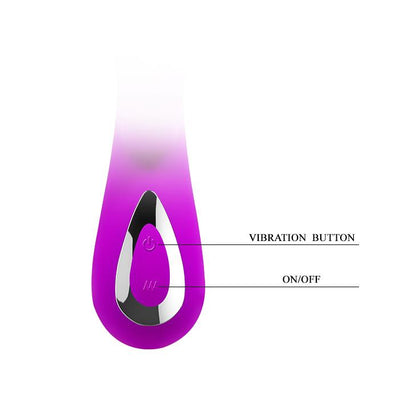 Wibrator punktu G Pretty Love Honey silikonowy USB 19 cm