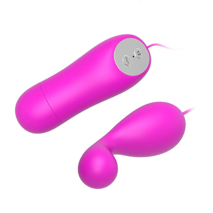 Mini wibrator Baile różowy silikonowy 12 funkcji zdalny