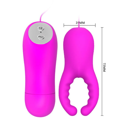Stymulator łechtaczki silikonowy Pretty Love mini 12 wibracji