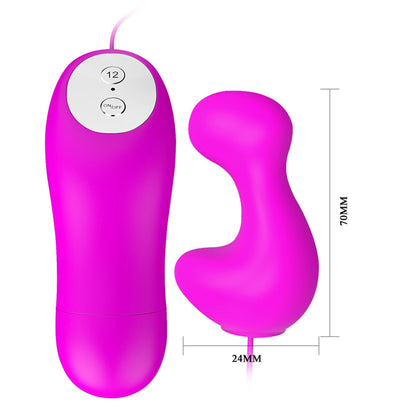 Mini wibrator silikonowy Baile 12 funkcji
