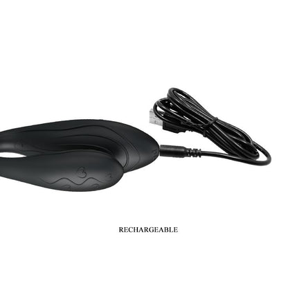 Wibrator silikonowy Pretty Love Indulgence Plus 30 funkcji USB 9.5 cm