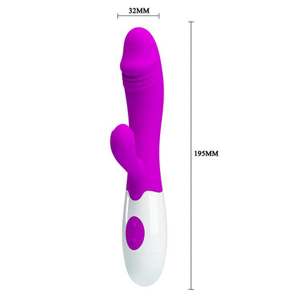 Wibrator punktu G Pretty Love Snappy silikonowy 30 trybów 20 cm